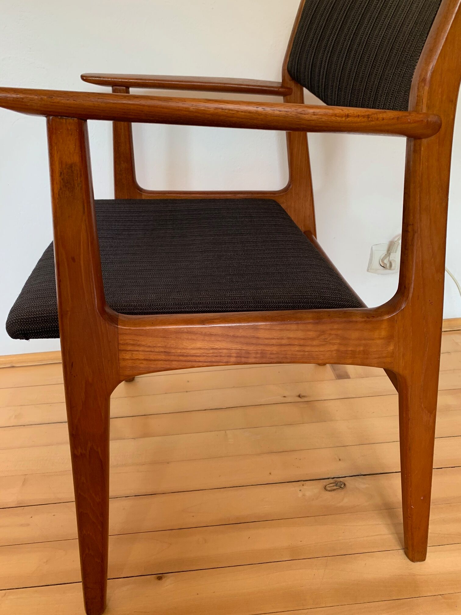 Designer chair Henning Kjærnulf, Soro Stolefabrik, Denmark, 1960s