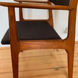 Designer chair Henning Kjærnulf, Soro Stolefabrik, Denmark, 1960s