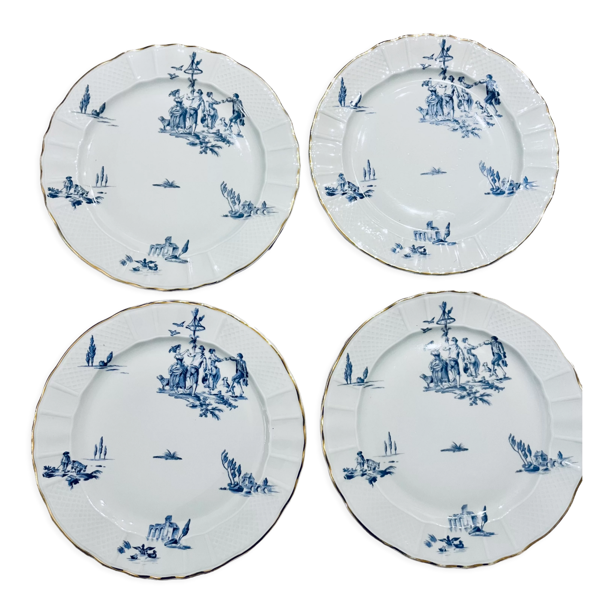 4 plates Bernardaud & Co Limoges