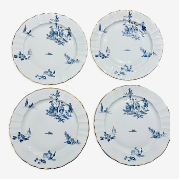 4 assiettes Bernardaud & Co Limoges