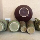 Set of 6 ceramics West Germany