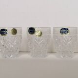 6 bohemian crystal liquor glasses