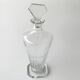 Old wine decanter and matching water pitcher - Crystal - Square model