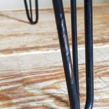 Hairpin leg side table