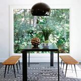 Kartell black pendant light 54 cm diameter