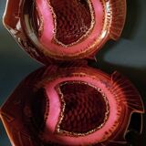 Lot 4 plates lizio fish shape