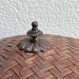 Vintage rattan lamp