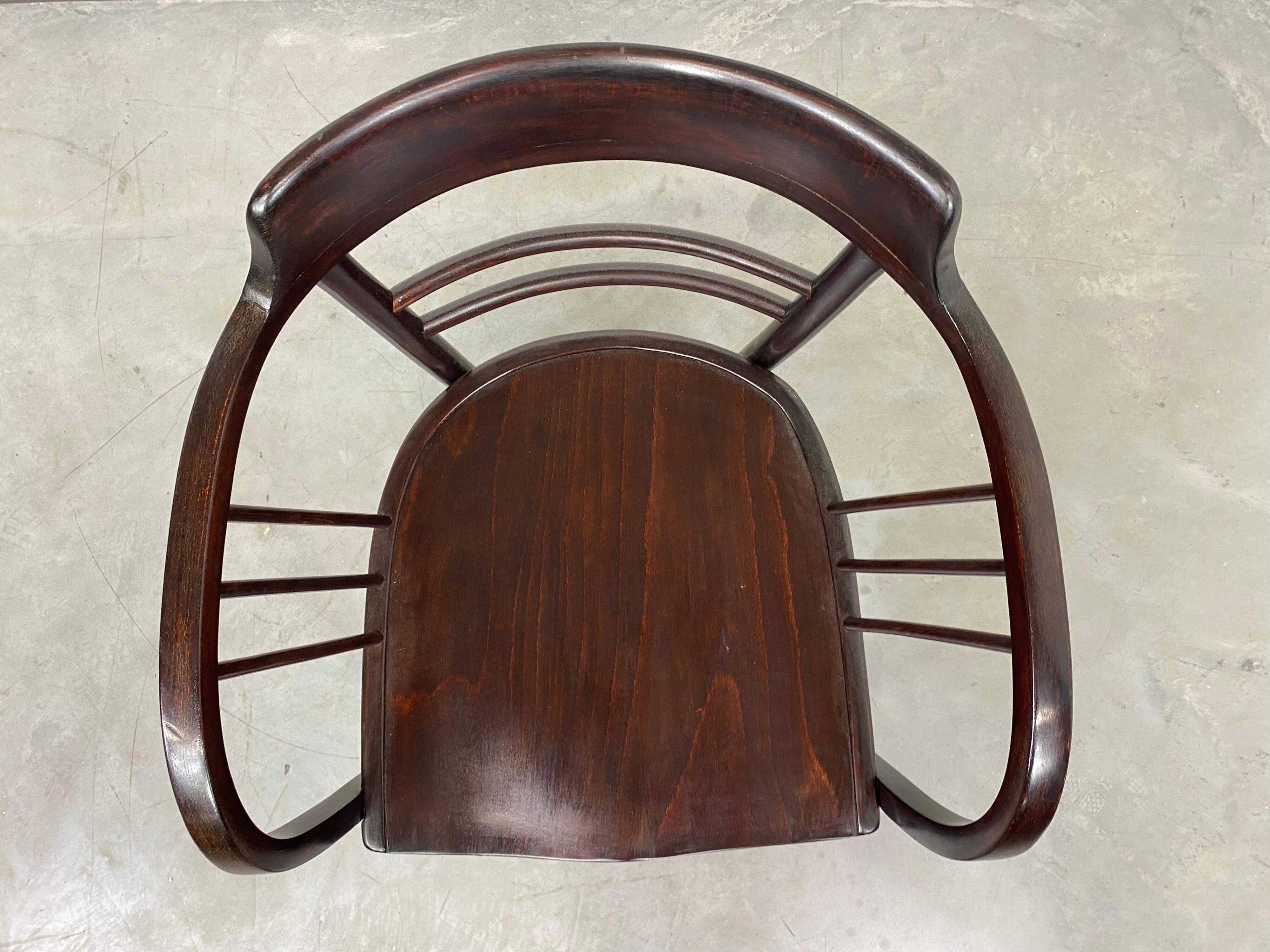 Secession Armchairs No. 6093 by Otto Wagner for Thonet