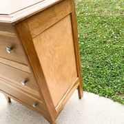 Scandinavian style 3-drawer chest of drawers, compass feet, from the 50s/60s