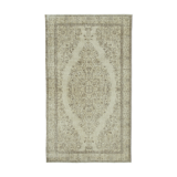 Tapis beige ancien fait à la main 170 cm x 292 cm