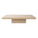 Jean Claude Mahey coffee table in speckled resin and wood, 1970s.