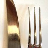 Silver-plated cutlery set with Minerva helmet, Paris