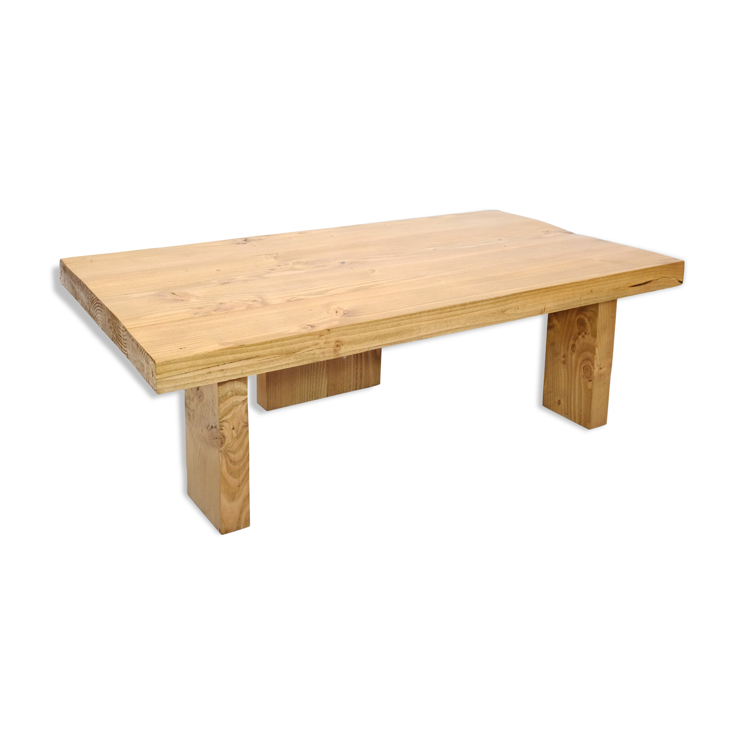 Solid pine coffee table from the 70s and 80s