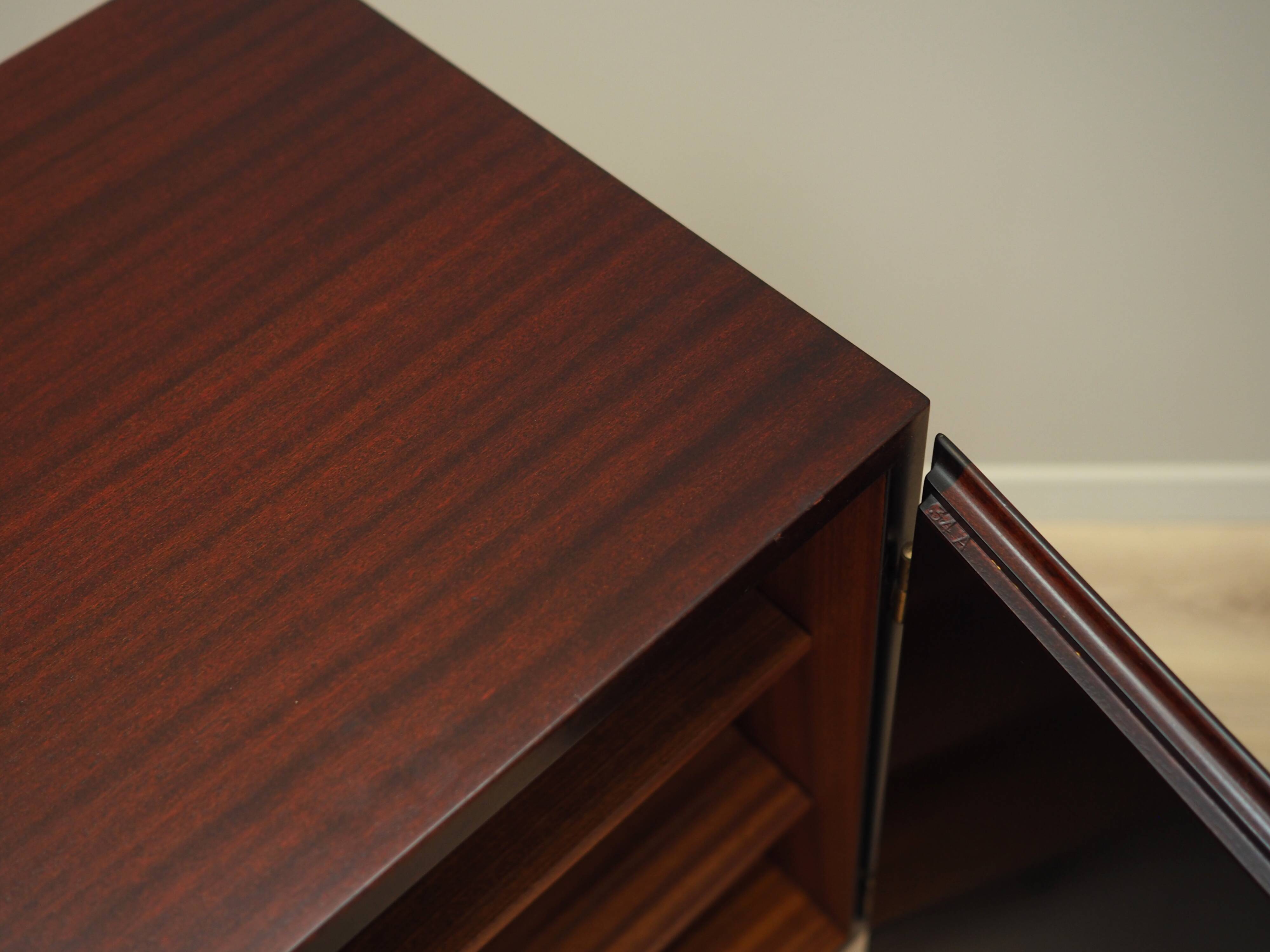 Mahogany cabinet, Danish design, 1970s, manufactured by Omann Jun