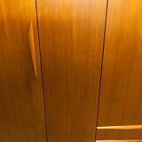 Scandinavian teak cabinet 1960 with mounting plan