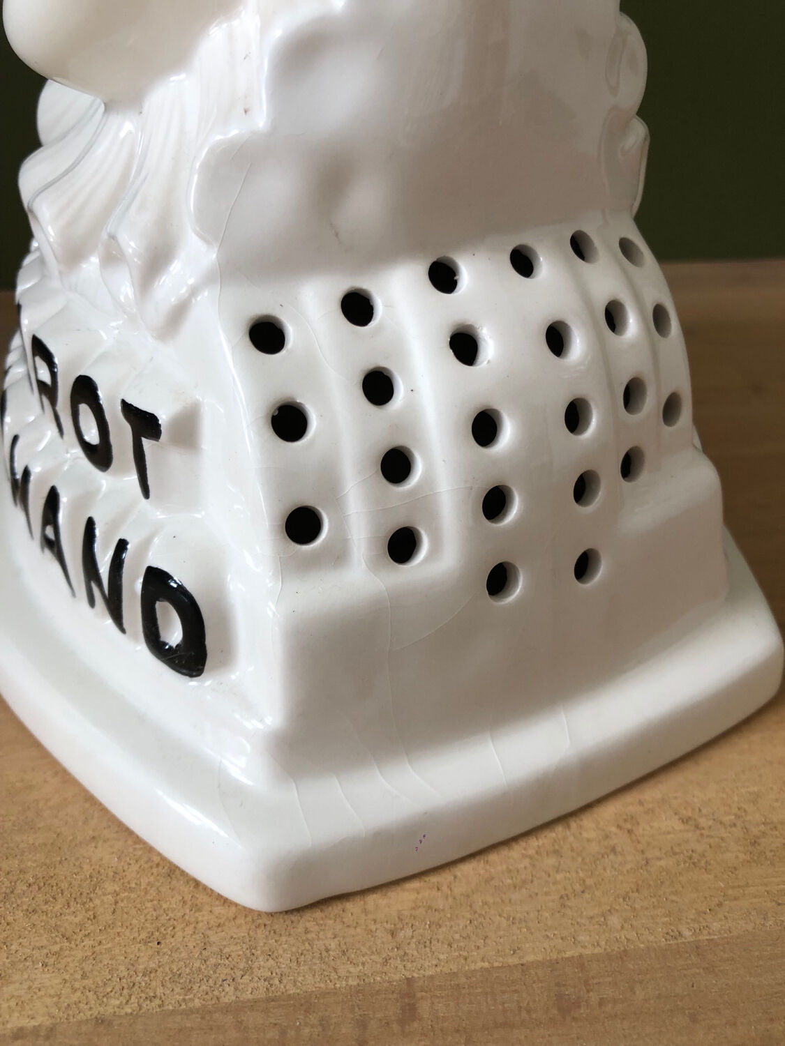 Vintage Pierrot gourmand double-sided lollipop display