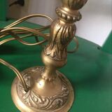 PIed of bronze or brass lamp.