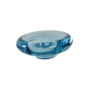 Glass platter, Danish design, 1960s, manufacturer: Holmegaard, designer: Pe