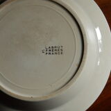 Serving dish in earthenware from Labrut Frères 1900 / Motif hérons