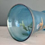 Legras roll vase, late 19th century