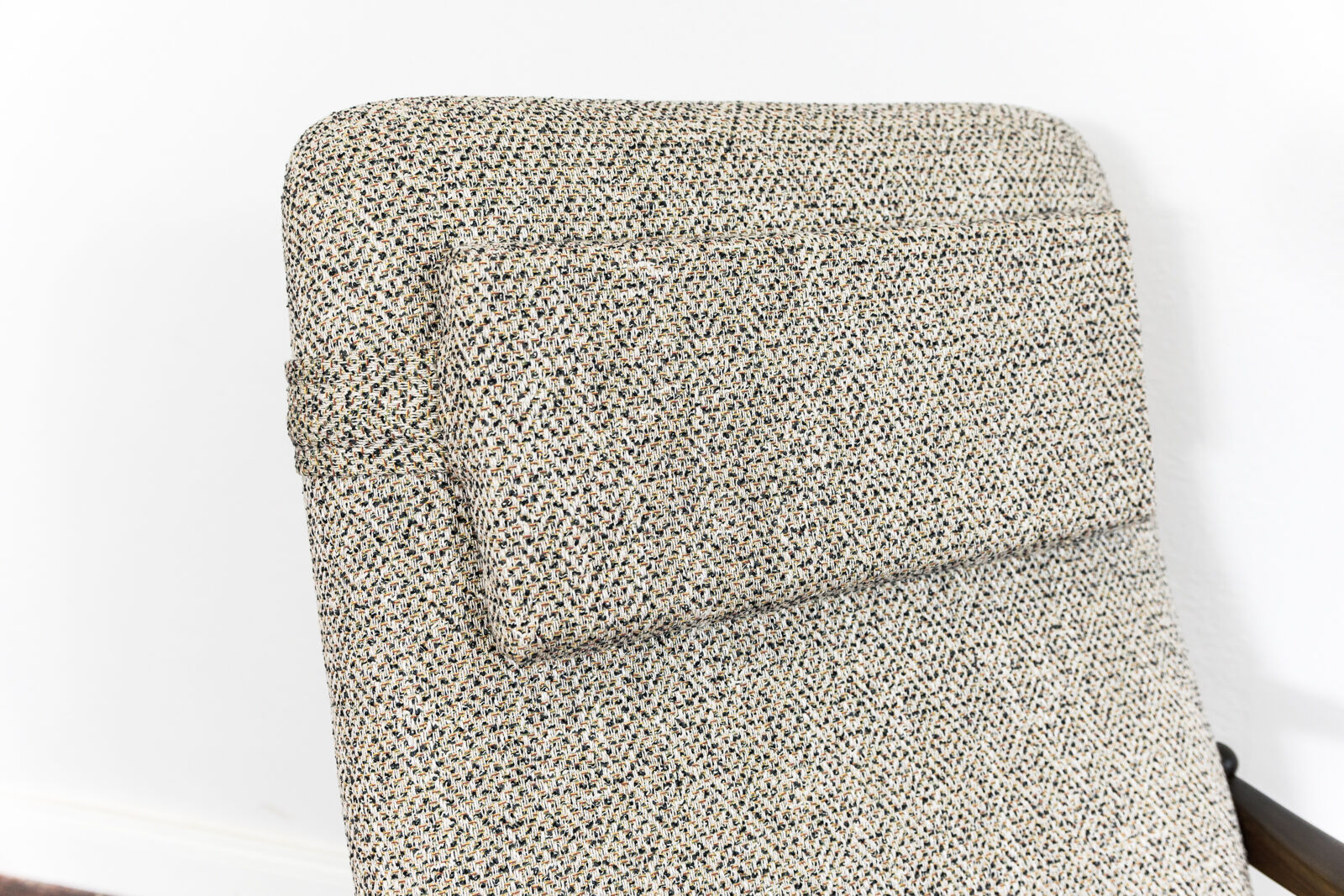 Gfm 64 back armchair with ottoman by edmund homa 1960's