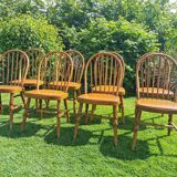 Set of 8 Baumann bistro chairs