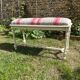 Louis XVI style bench at the end of the bed