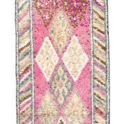 Soft Multicoloe Oushak Runner Rug, 75x397Cm