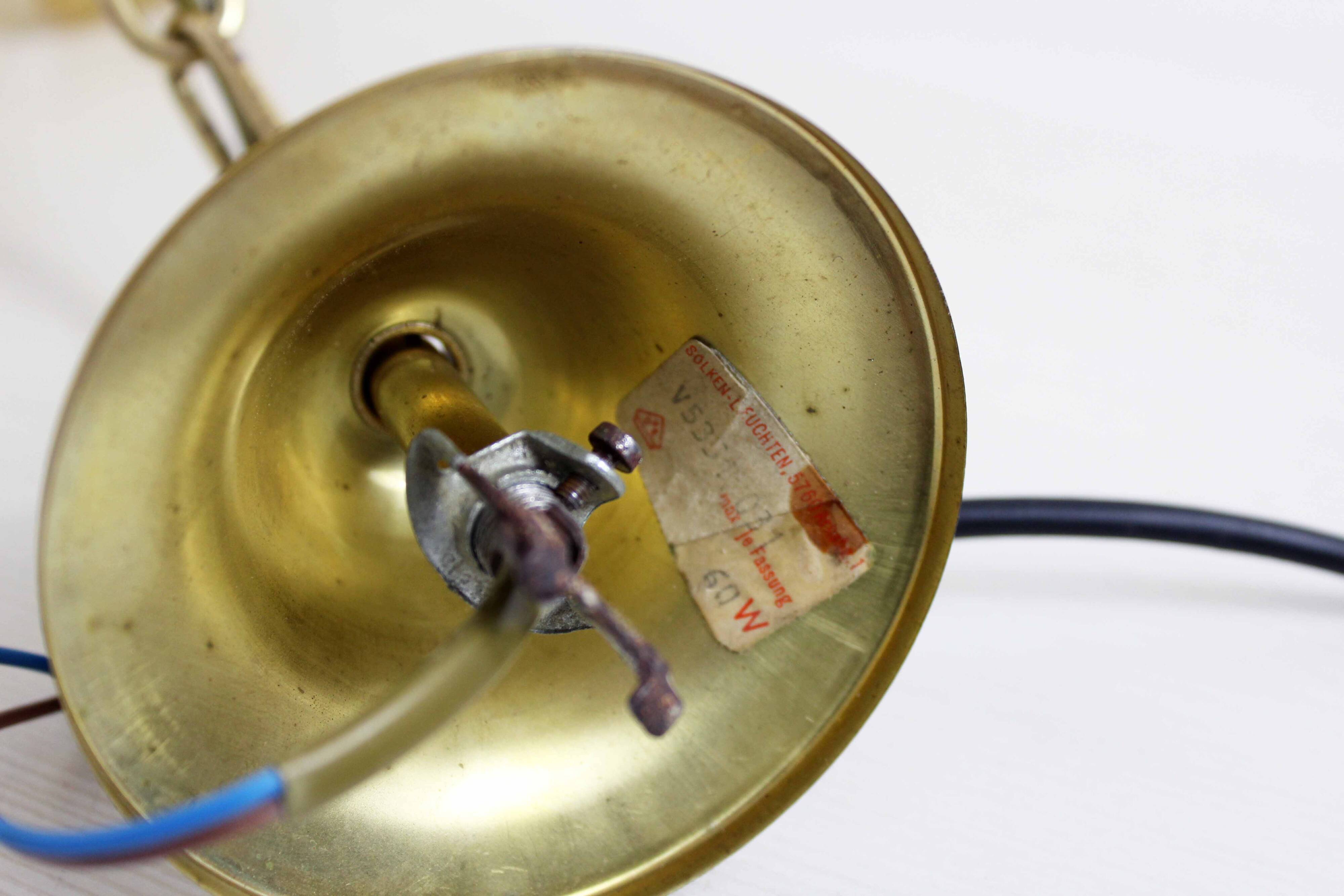 Murano glass pendant light by Carl Fagerlund for Solken Leuchten, 1960