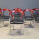 Vintage Lotus chairs by Hartmut Lohmeyer for Kusch & Co., 1970s, set of 6