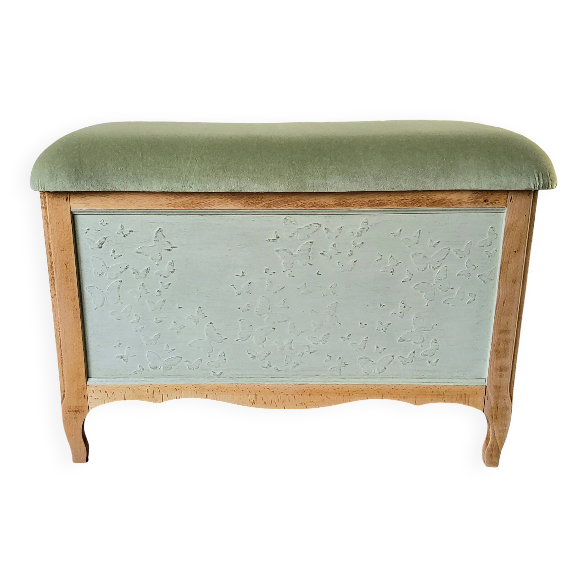 Patinated bank safe
