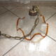 Granite glass hanging lamp