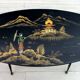 Table basse décor chinois peint, années 1960