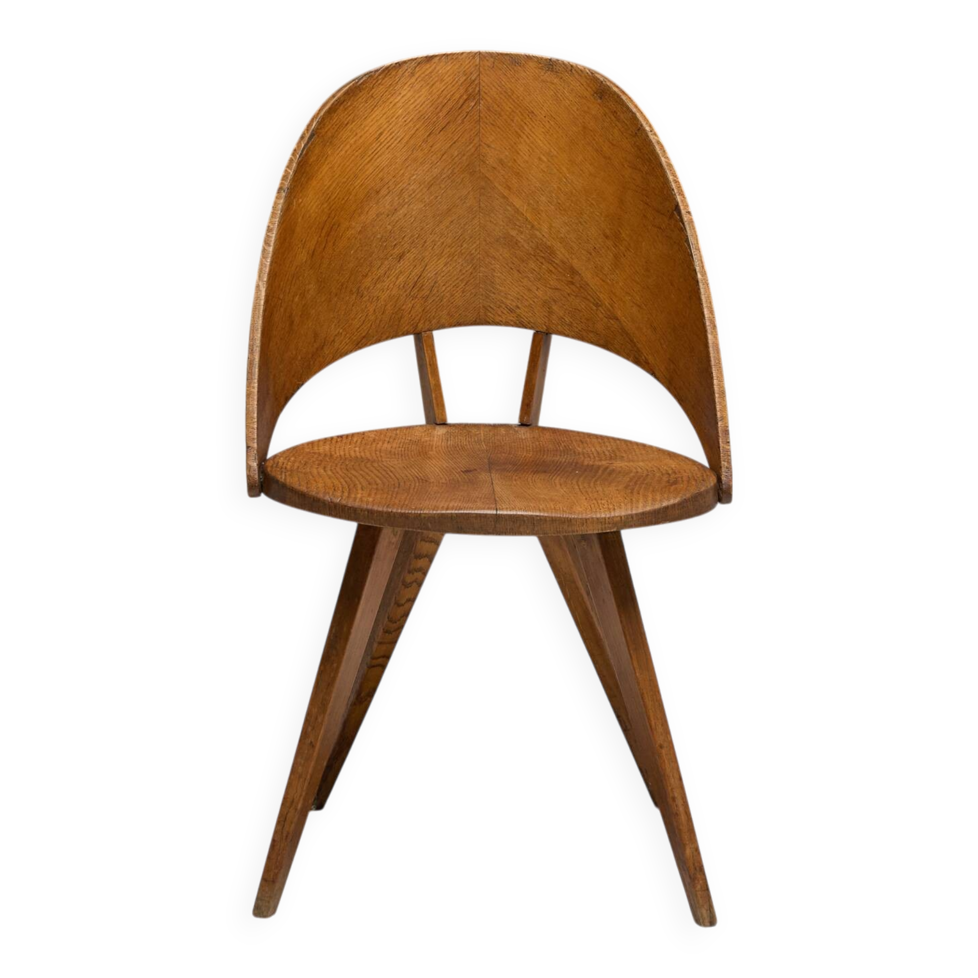 Chaises de salle à manger en contreplaqué, Italie, années 1950