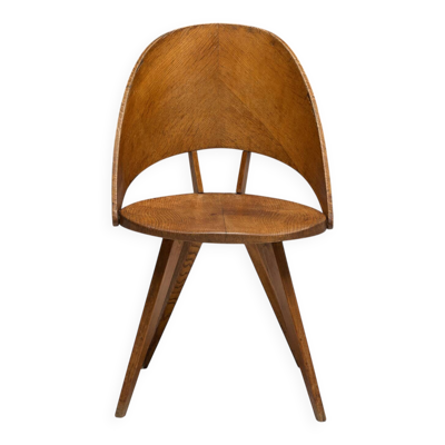 Chaises de salle à manger en contreplaqué, Italie, années 1950