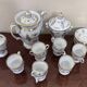 Limoges porcelain tea/coffee service – Maison Giraud, gold decoration – X