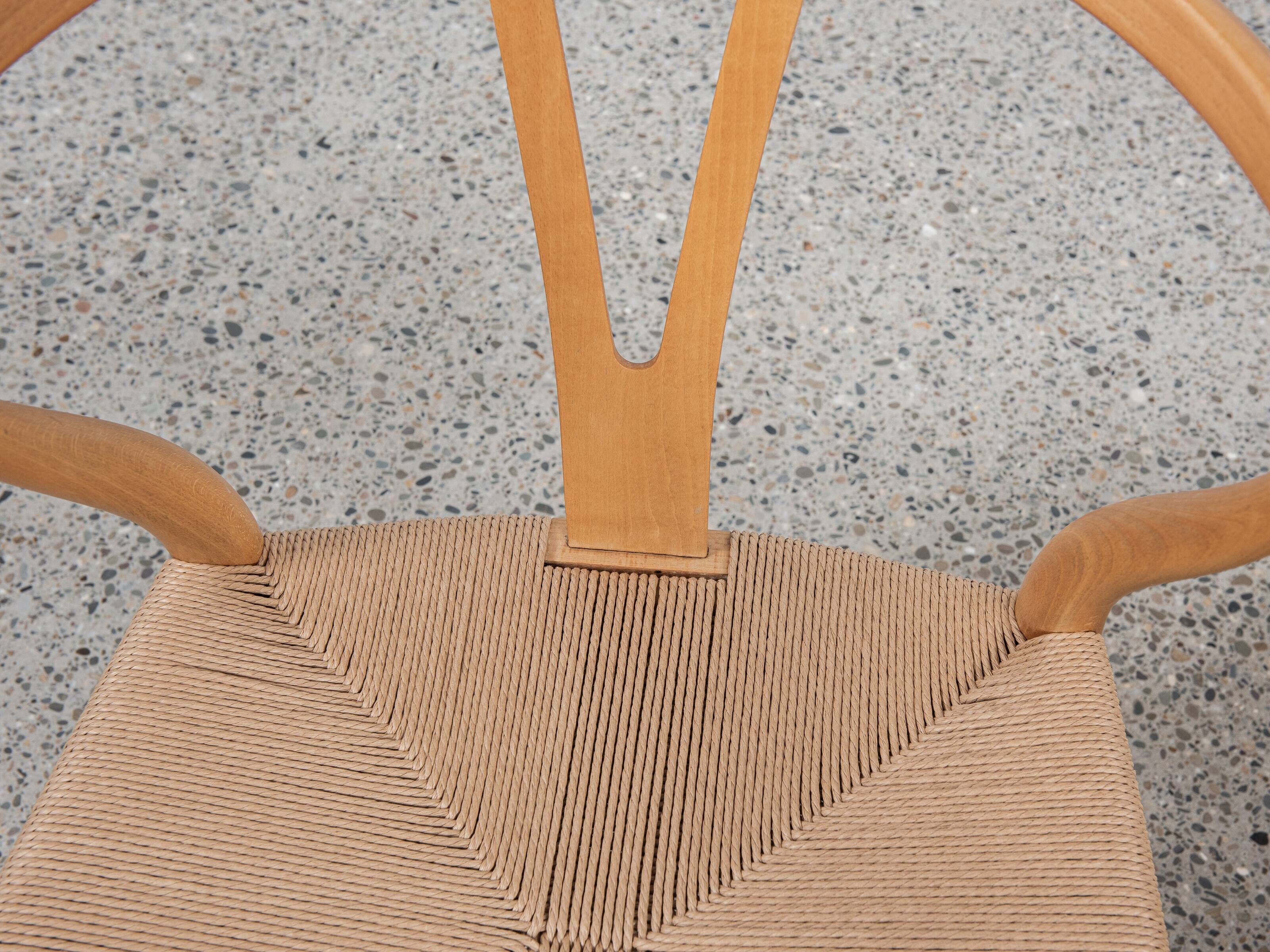 Midcentury pair of original Wishbone Chairs by Hans Wegner for Carl Hansen & Søn