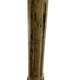 Patina wooden baluster lamp base