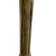 Pied de lampe balustre en bois patine