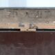 Old wooden mirror
