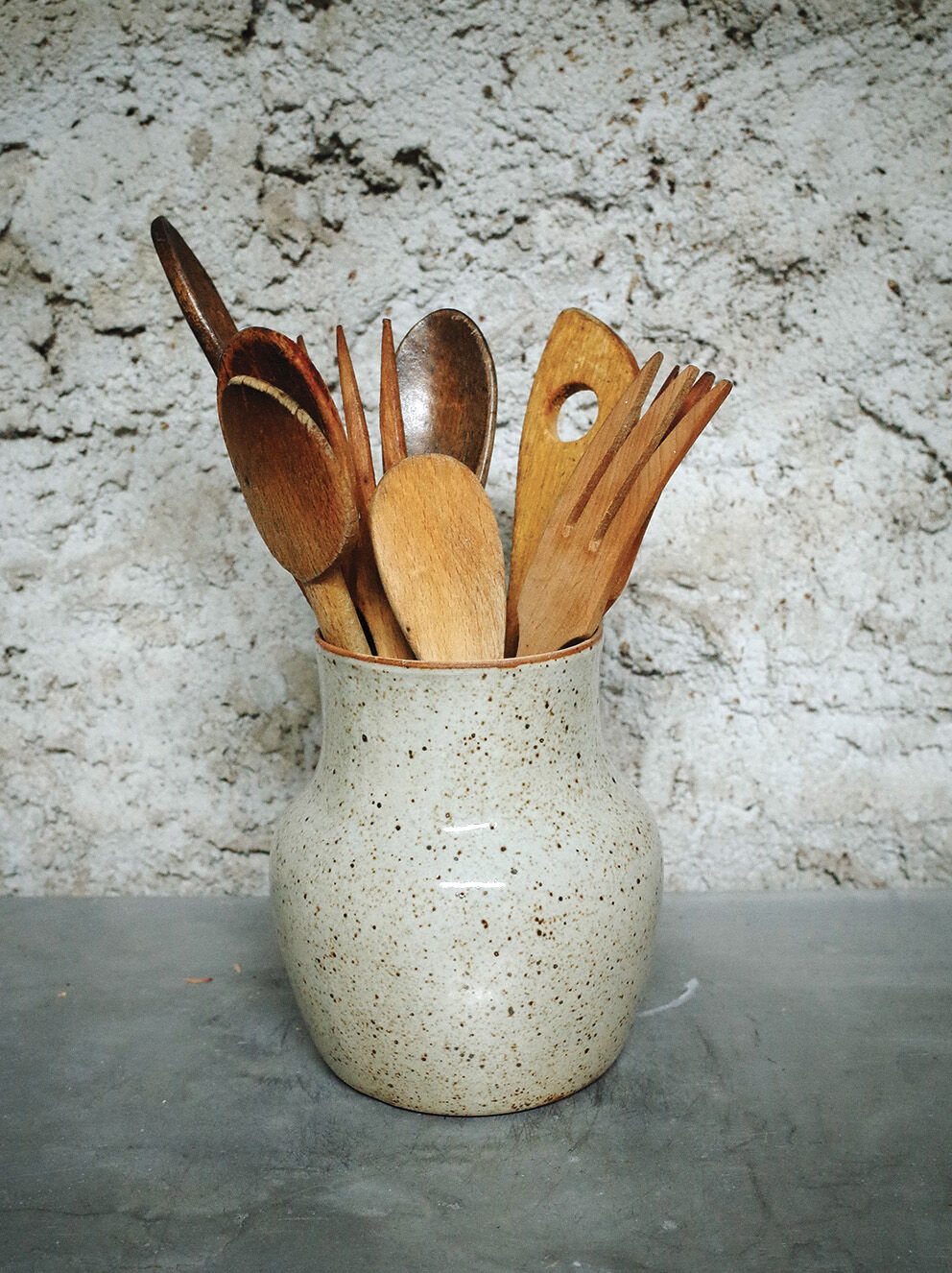 Ceramic covered pot of Vallauris