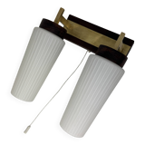 Vintage scandinavian double wall light