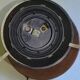 Vintage Unilux wood and brass lamp, 1970 France