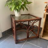 Table basse rotin