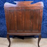 Cylinder desk in mahogany and inlaid marquetry circa 1900