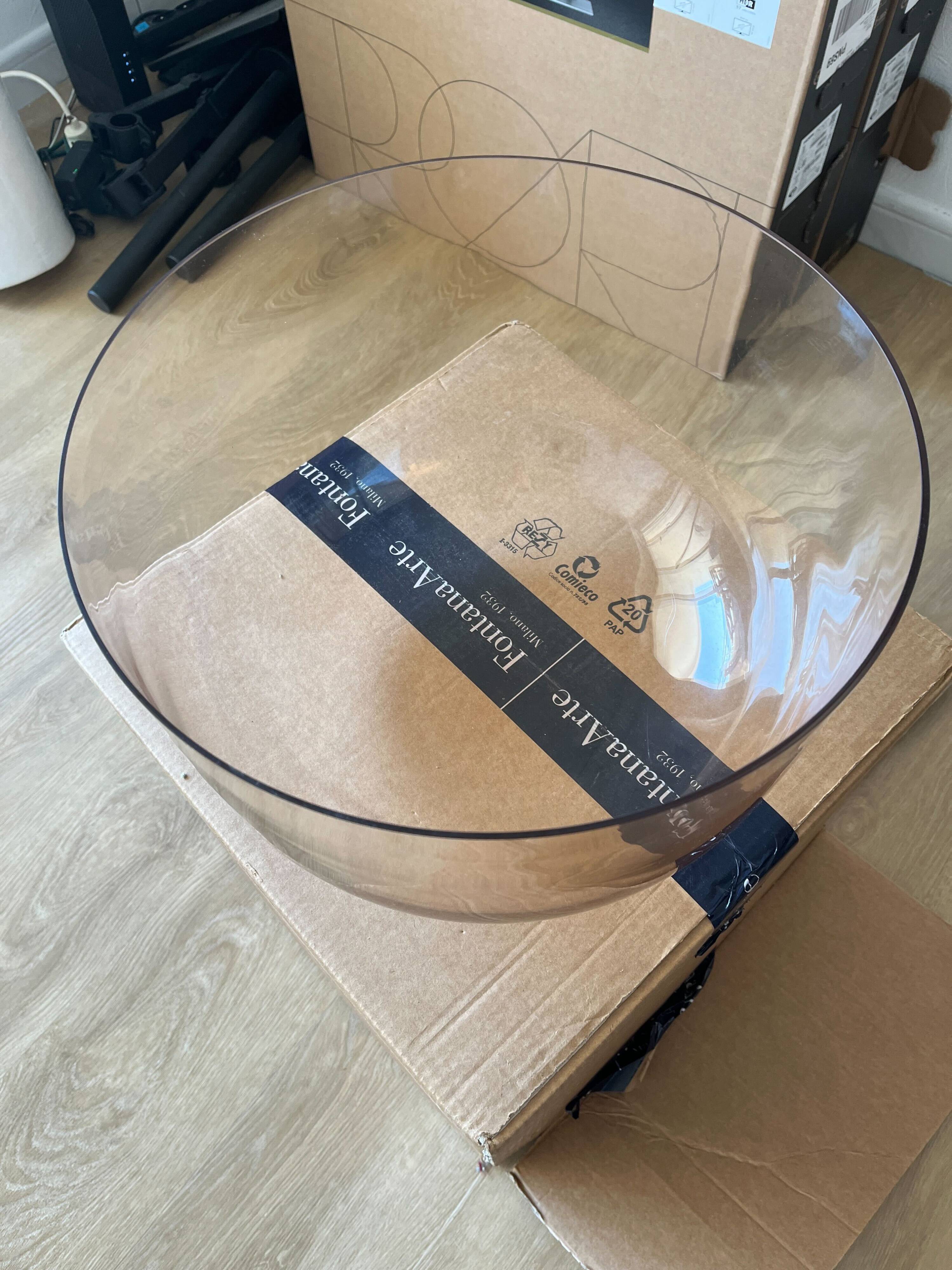 Floor lamp, Equatore, L, copper, H175cm - Fontana Arte