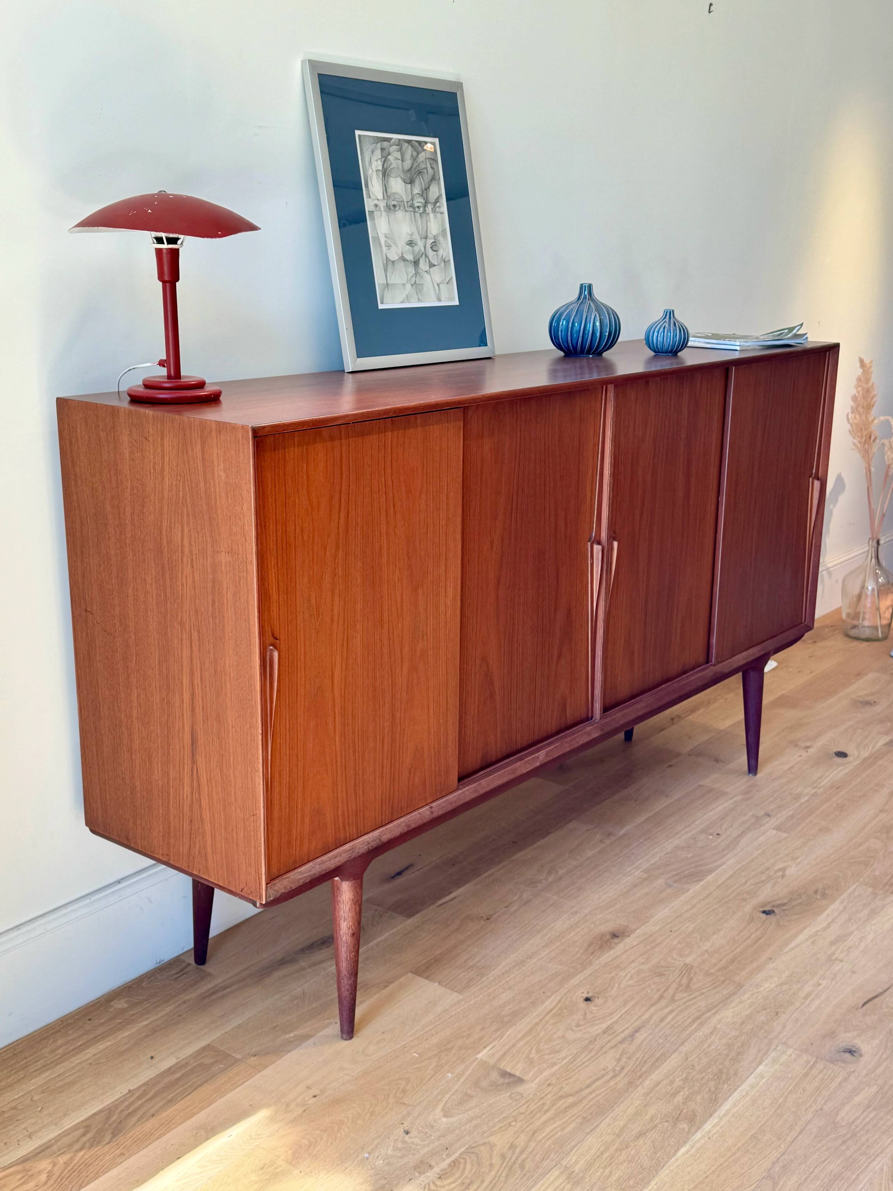 Vintage Scandinavian teak sideboard "Arvid"