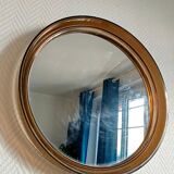 Round 40cm plexiglass mirror Gilac 1970
