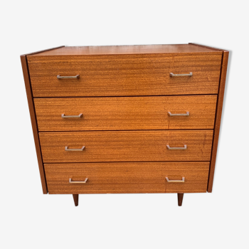 Vintage chest of drawers with 4 drawers