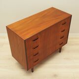 Teak chest of drawers, Danish design, 1970s, production: Denmark